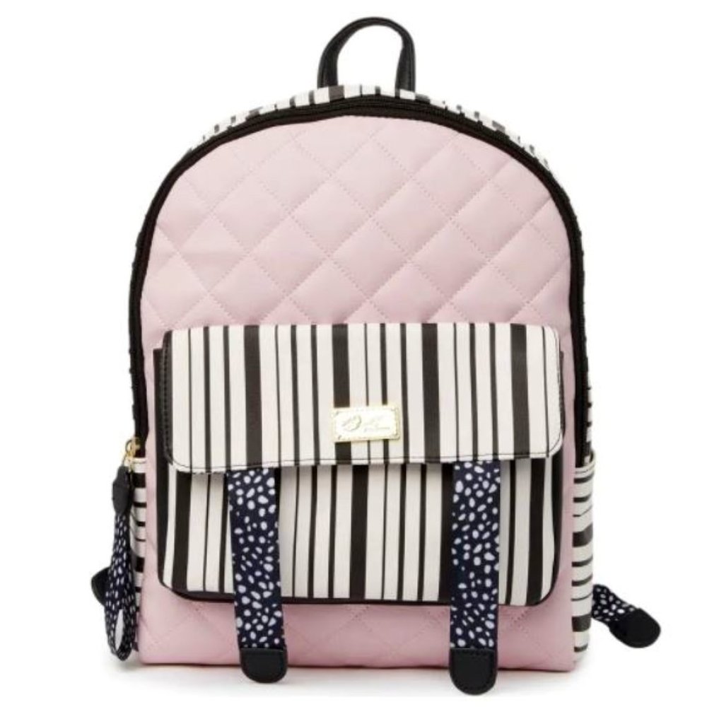 BETSEY JOHNSON | Croc Embossed Pastel Backpack
